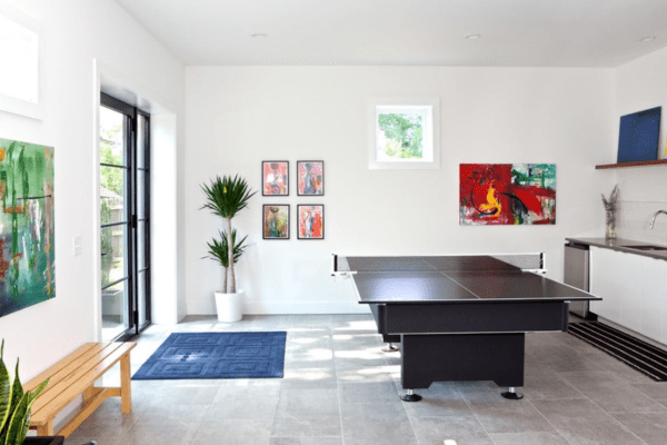 White Cabinets in Home Office