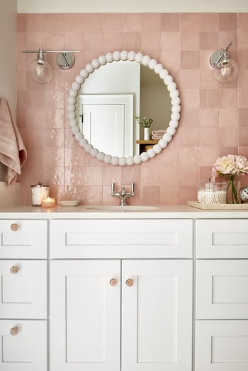 Pink Bath in Full Home Remodel