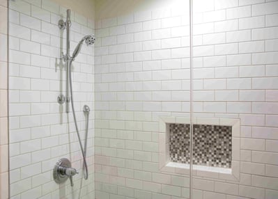 highlands basement remodel shower optimized