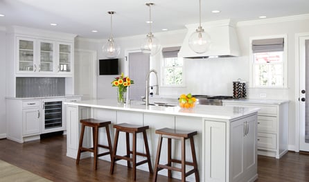 Suburban Traditional - Kitchen Remodel in Dunwoody - Island