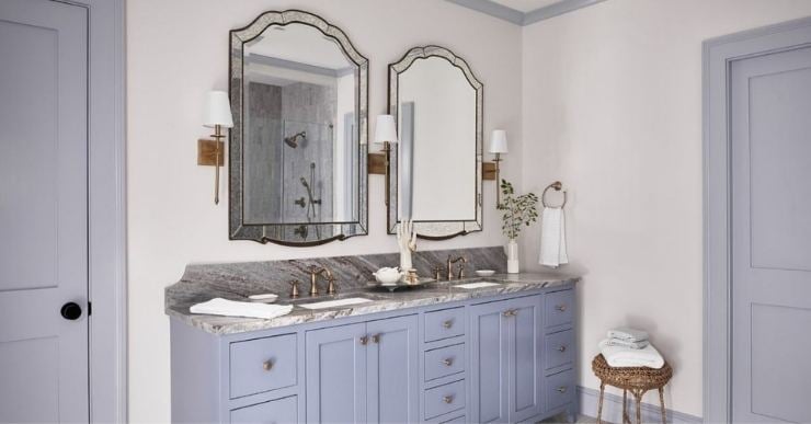Timeless Bathroom Designs: double-sink vanity 