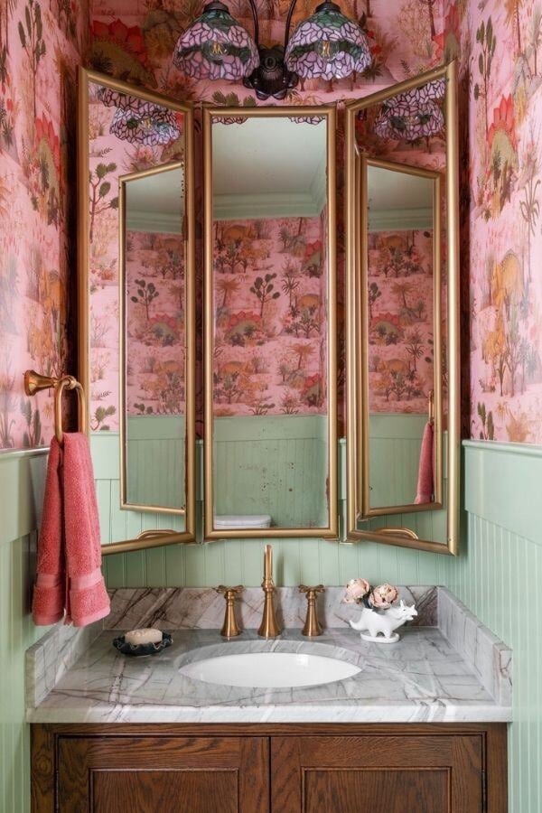 Powder Room East Atlanta | Copper Sky Design + Remodel