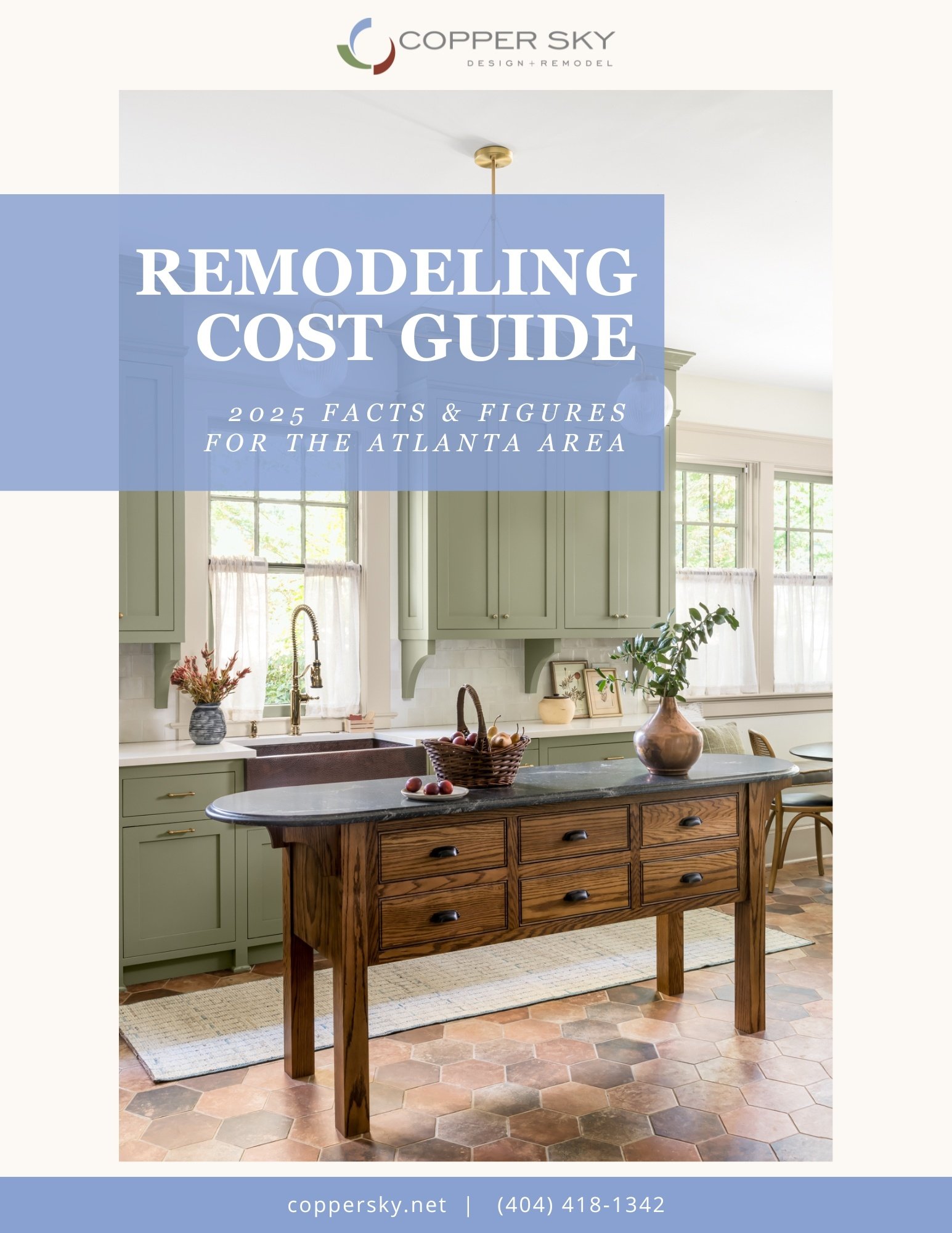 2025 Cost Guide cover page - Copper Sky Design + Remodel